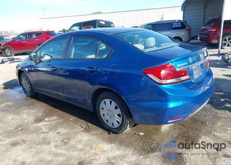 2013 Honda Civic Lx from USA, damaged, VIN 2HGFB2F50DH587130